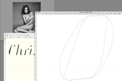 <em>Memoir Italic</em> Drawing Process
